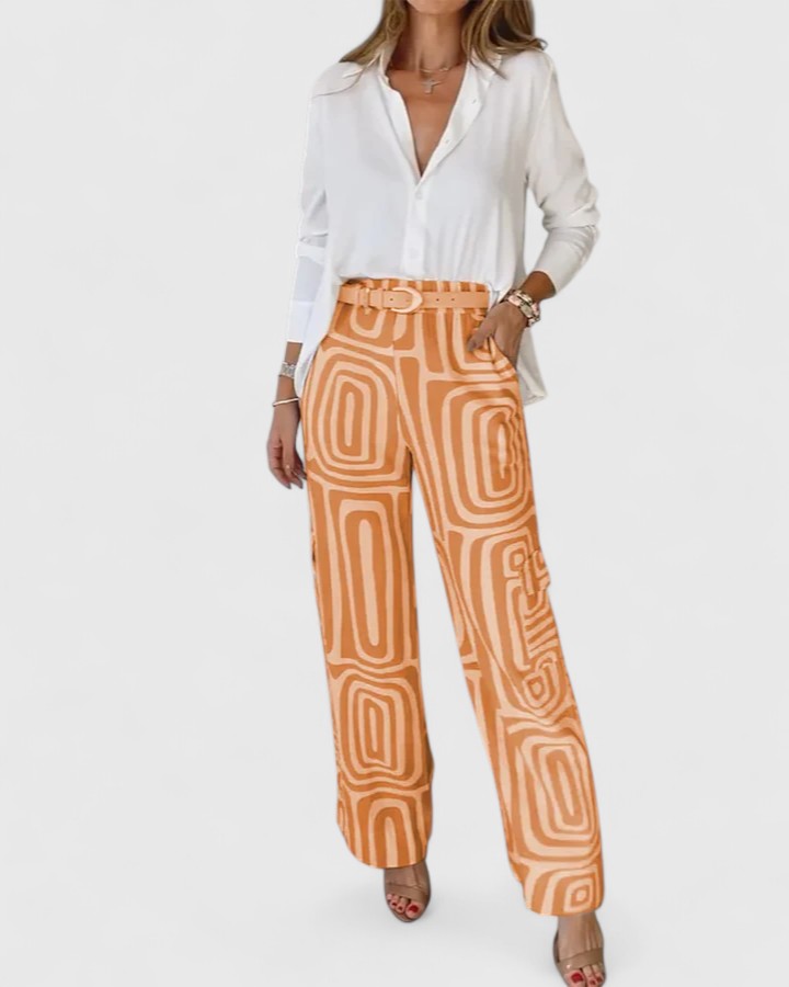 CAROLINE – MODERN CHIC WIDE-LEG PANTS