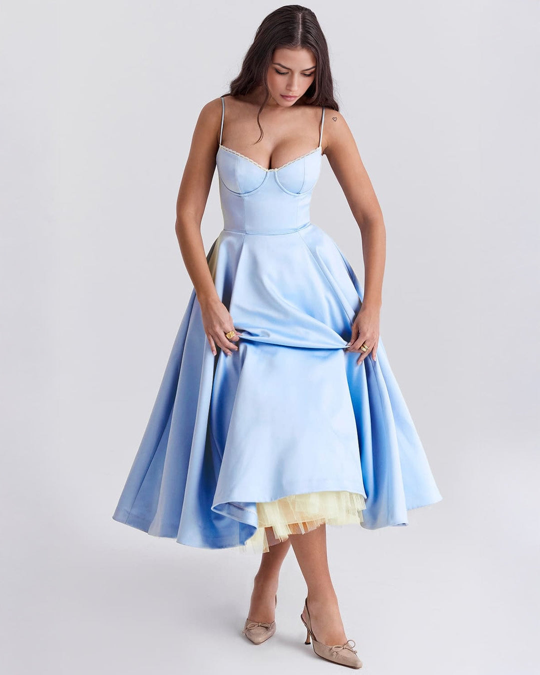 Ophira™ - Classy Corset Midi Dress