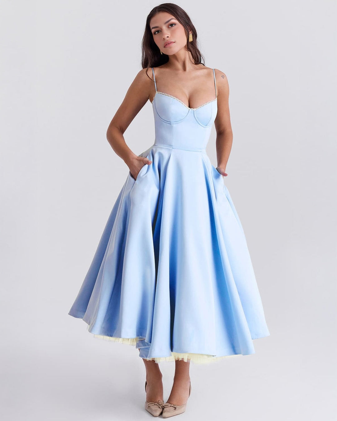 Ophira™ - Classy Corset Midi Dress