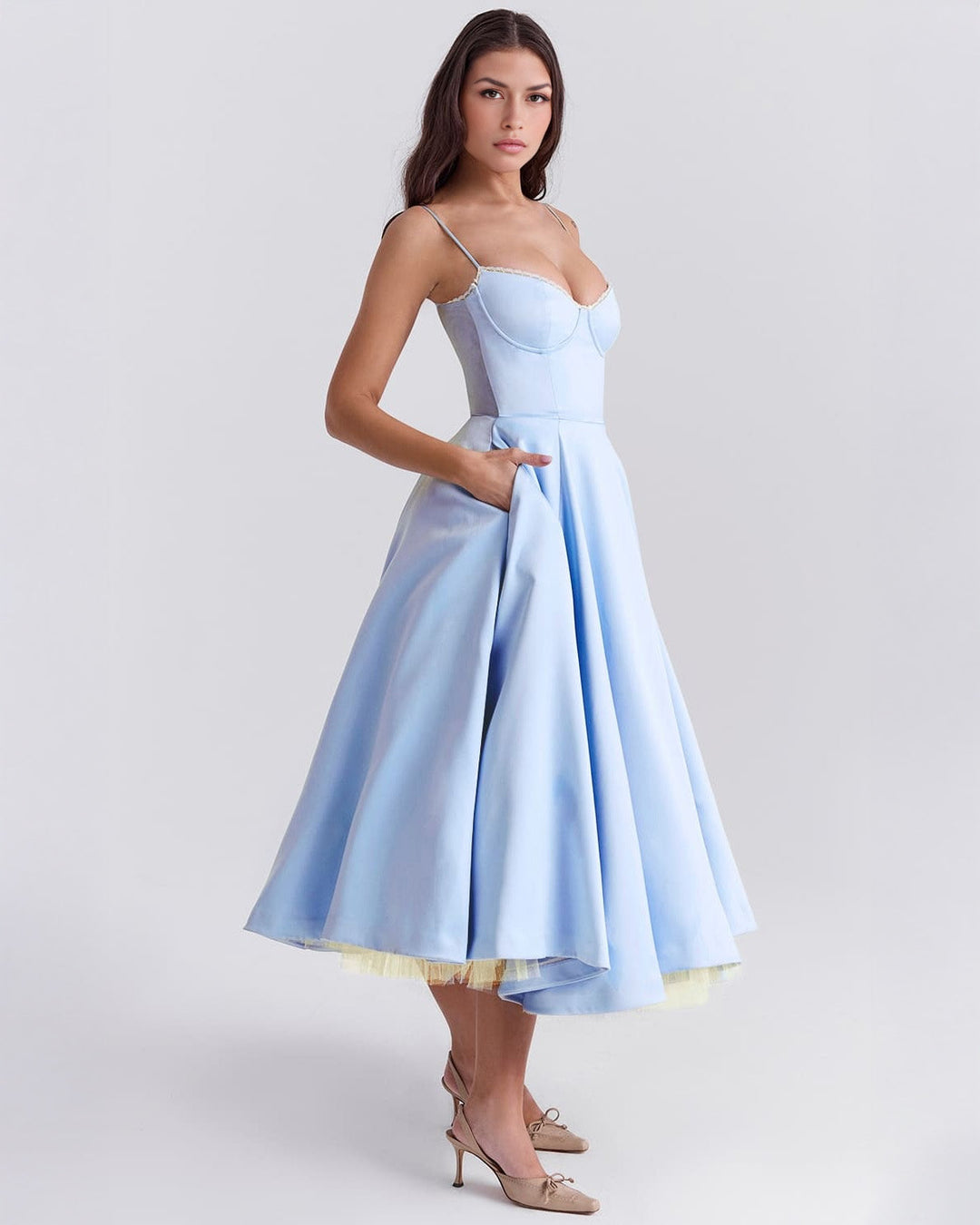 Ophira™ - Classy Corset Midi Dress