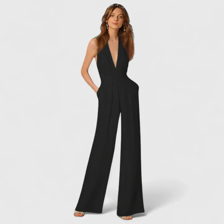 AVA – ELEGANT HALTER JUMPSUIT