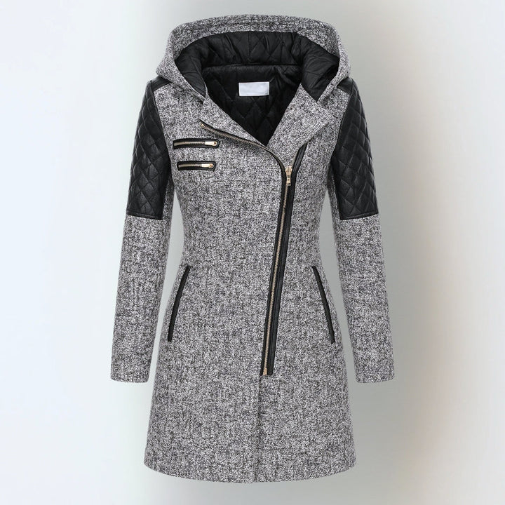 KENSLEY – MODERN EDGE HOODED ZIP COAT