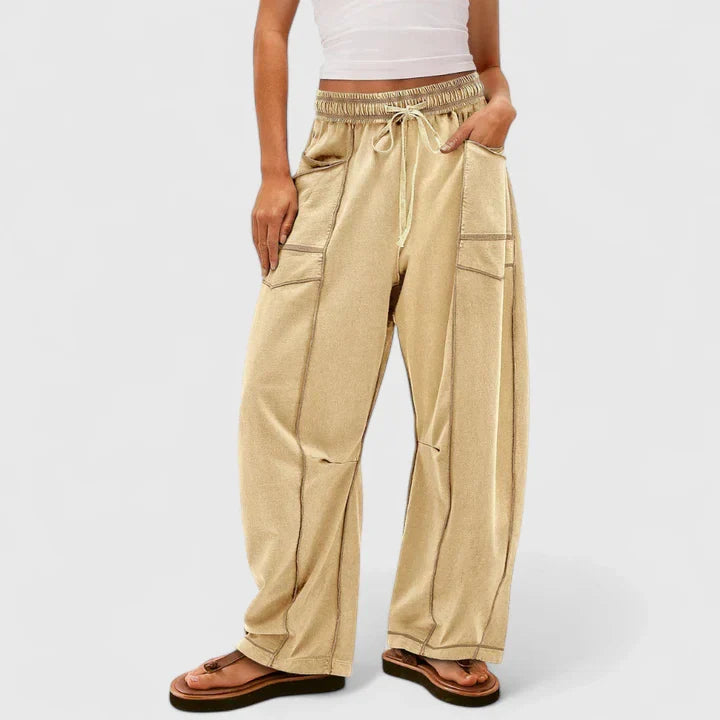 MADELINE – RELAXED UTILITY WIDE-LEG PANTS