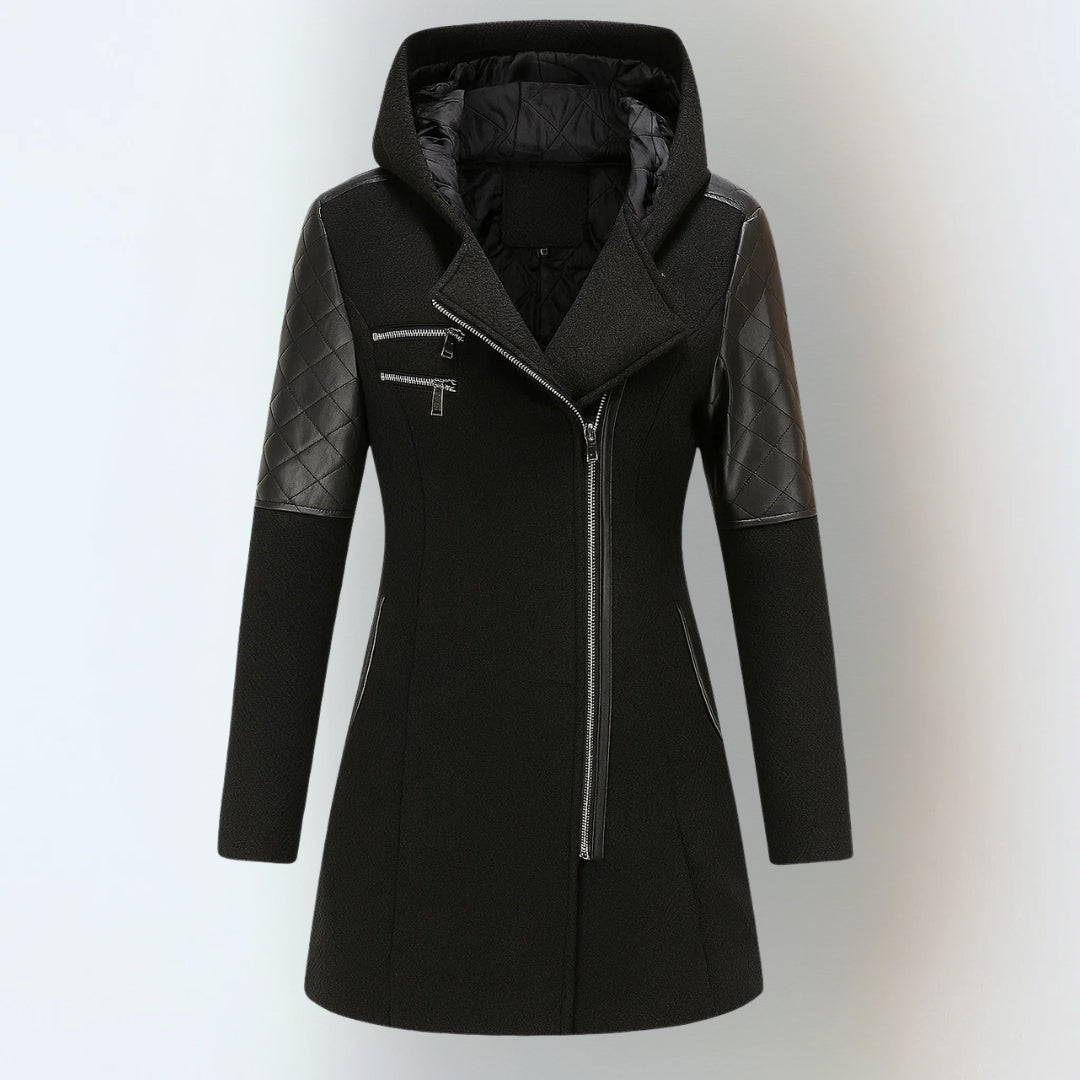 KENSLEY – MODERN EDGE HOODED ZIP COAT
