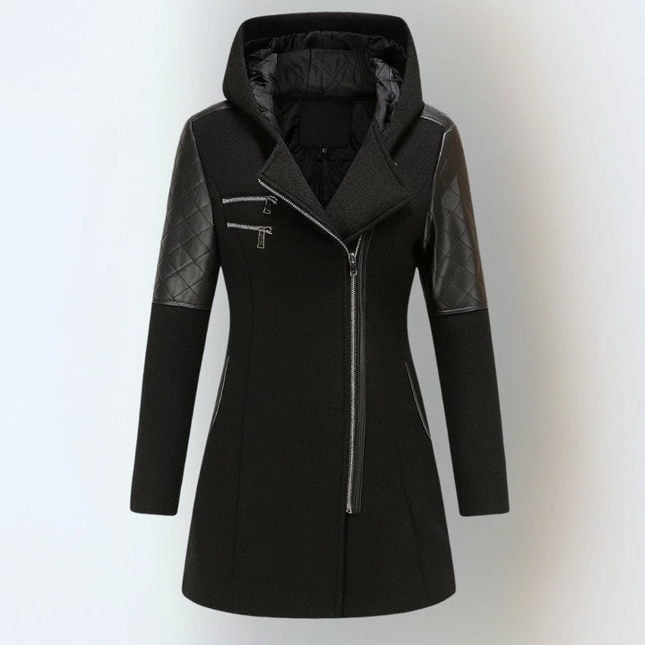 KENSLEY – MODERN EDGE HOODED ZIP COAT