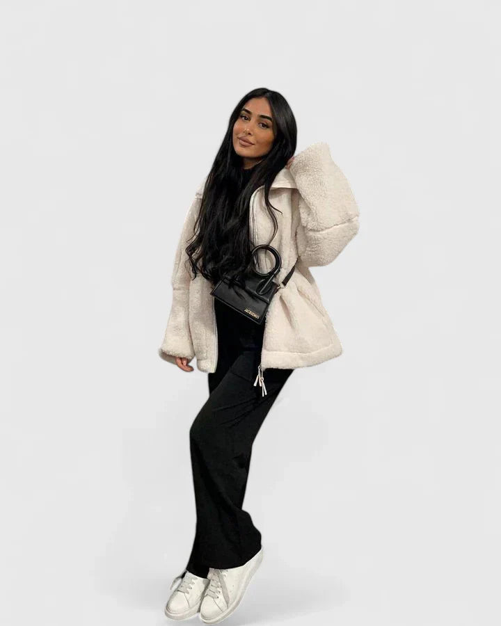 BROOKE – COZY SHERPA ZIP JACKET