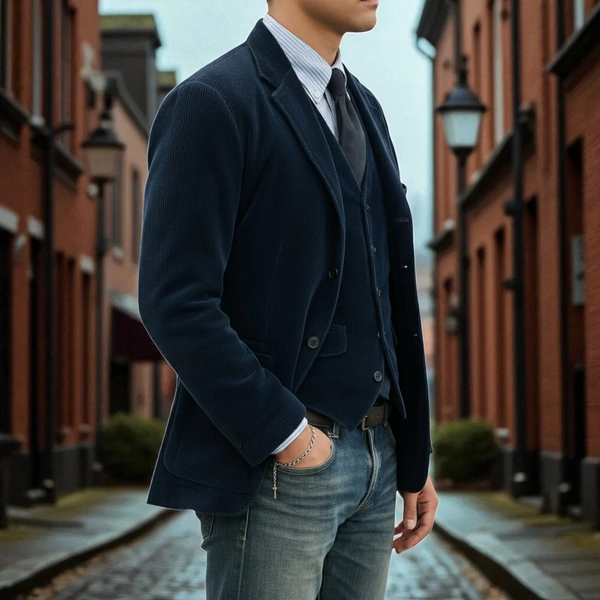 Gunnar - Corduroy Blazer And Vest