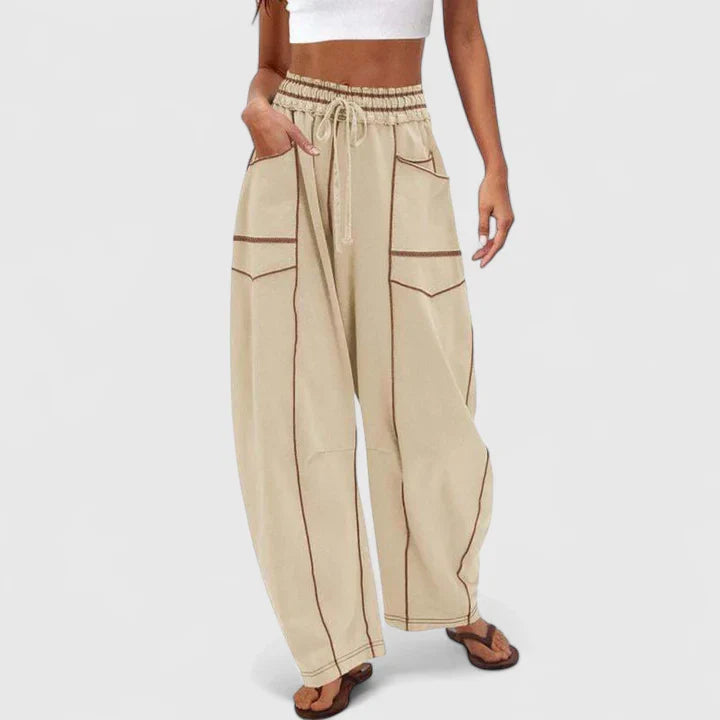 MADELINE – RELAXED UTILITY WIDE-LEG PANTS