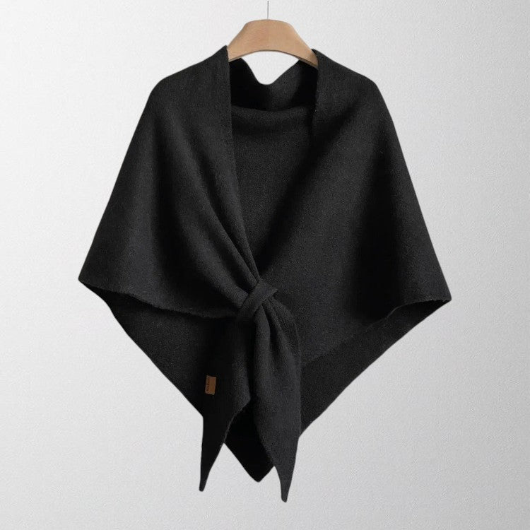 HARPER – SOFT WRAP SHAWL WITH ELEGANT TIE DETAIL