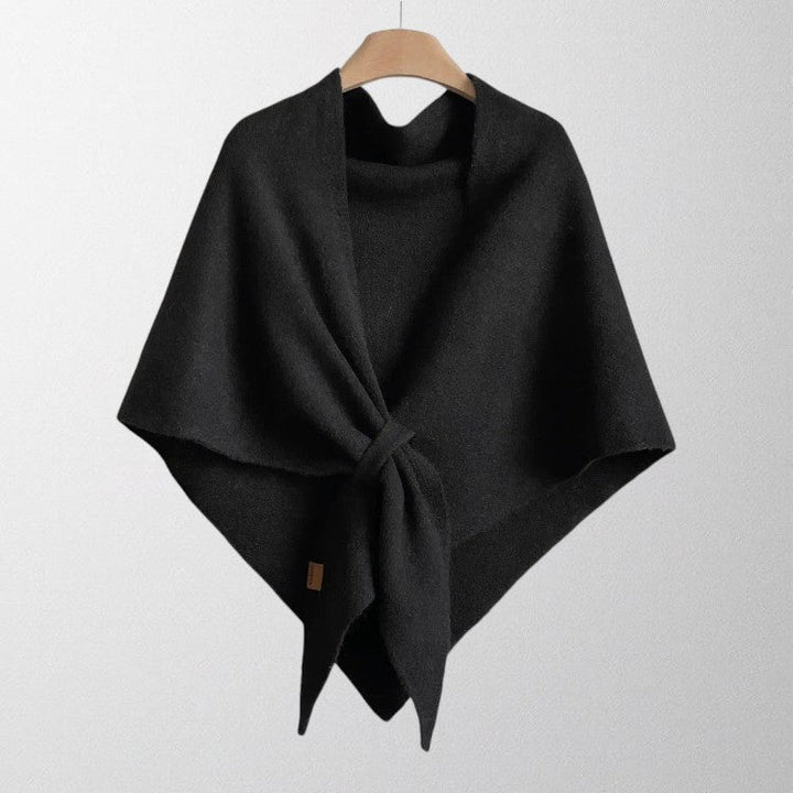 HARPER – SOFT WRAP SHAWL WITH ELEGANT TIE DETAIL