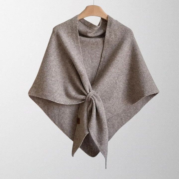 HARPER – SOFT WRAP SHAWL WITH ELEGANT TIE DETAIL