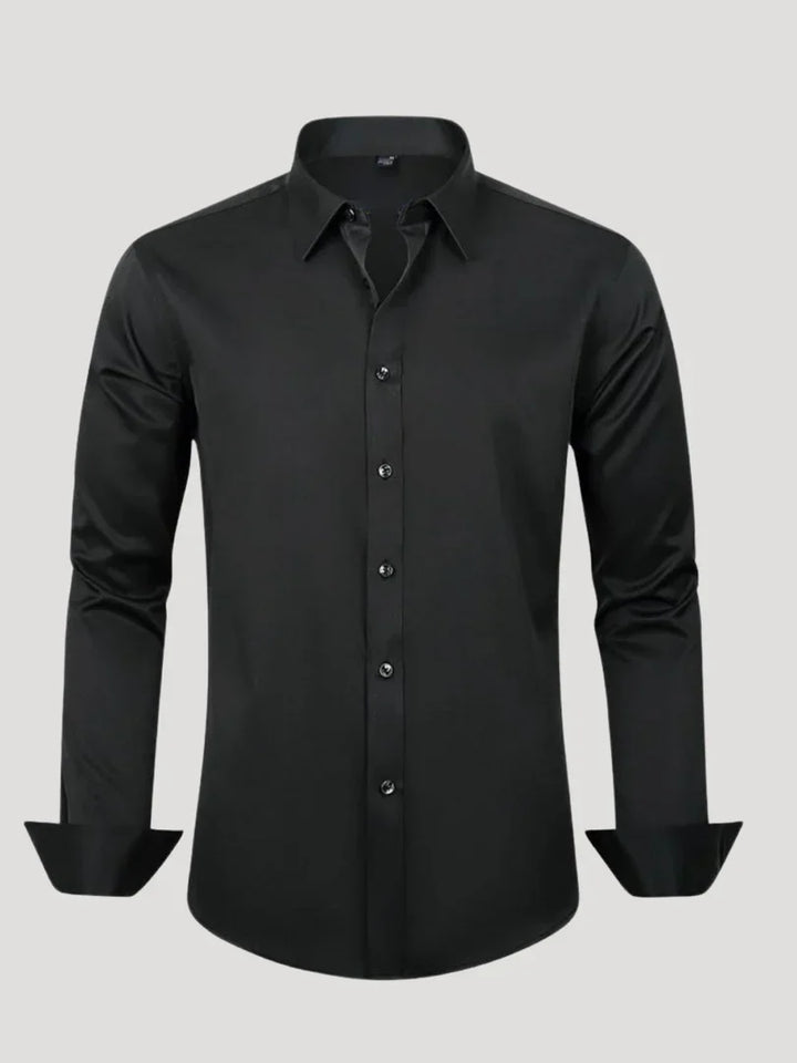 Bordon - Non-Iron Stretch Shirt With Button