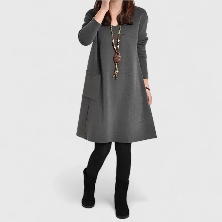 VICKY – RELAXED ELEGANCE A-LINE DRESS