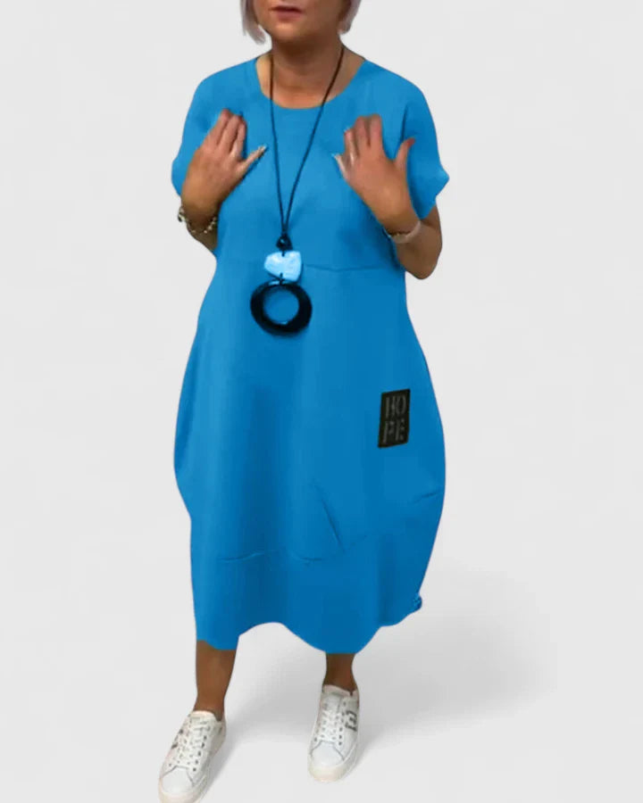 AUBREY – RELAXED HOPE TUNIC DRESS