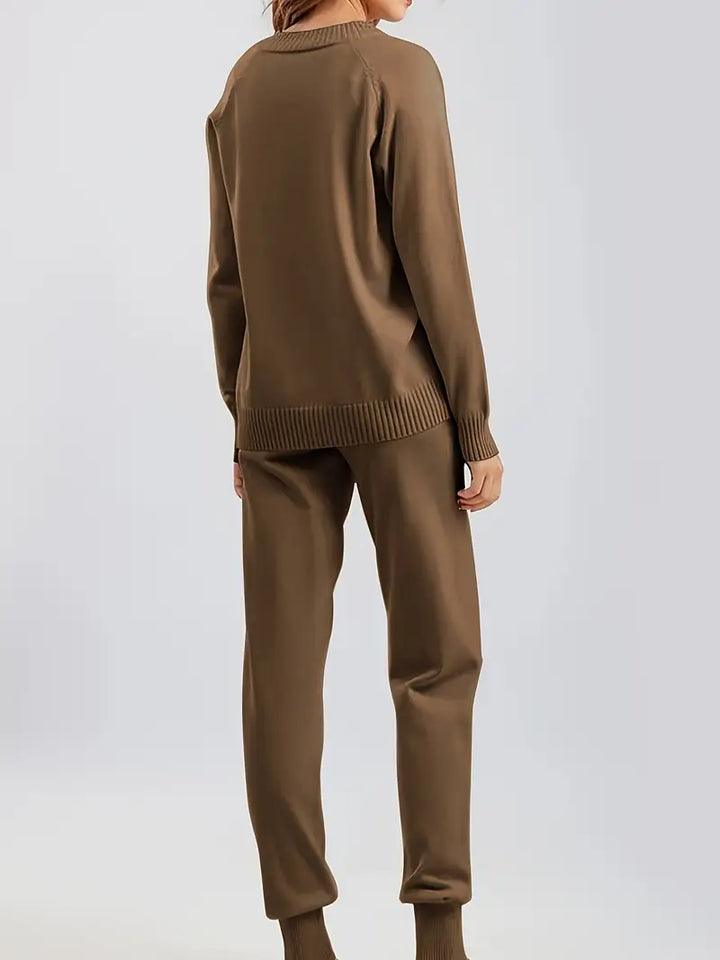 MORGAN – COZY KNIT TWO-PIECE LOUNGE SET