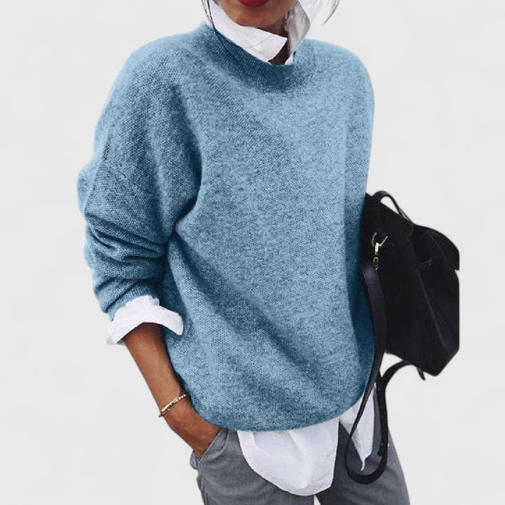 ESTHER – CLASSIC CREW NECK SWEATER