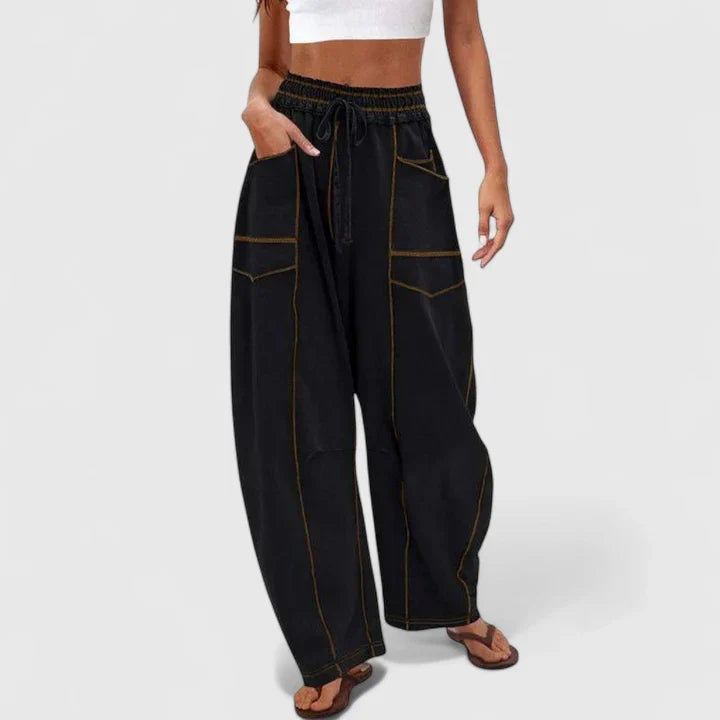MADELINE – RELAXED UTILITY WIDE-LEG PANTS