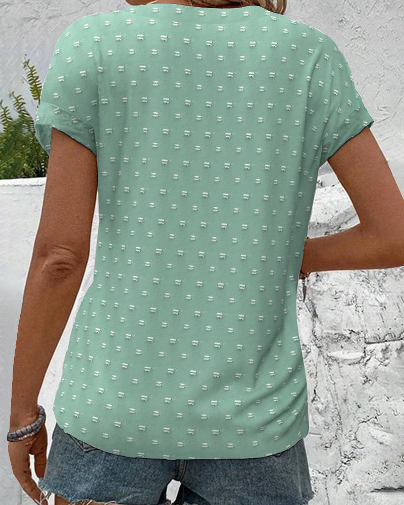 Amarys | Button-Down V-Neck Shirt