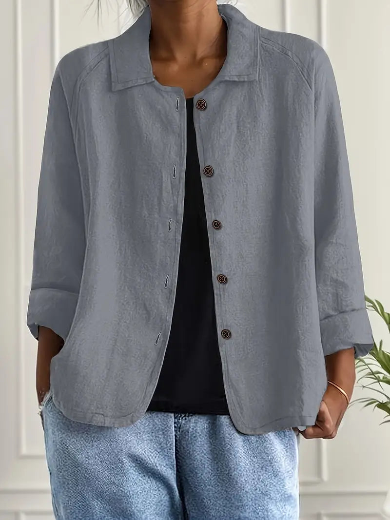 CHARLIE – RELAXED BUTTON-UP JACKET