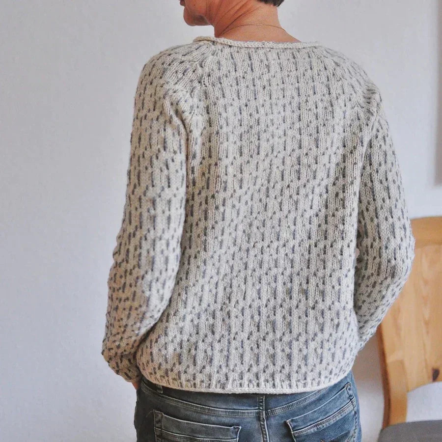 KRISTINE – COZY TEXTURED KNIT SWEATER
