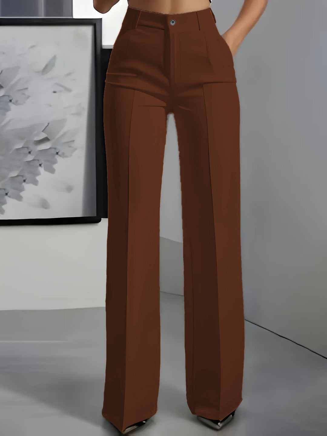 SOPHIA – ELEGANT TAILORED WIDE-LEG PANTS