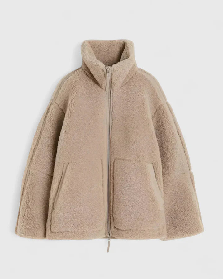 BROOKE – COZY SHERPA ZIP JACKET