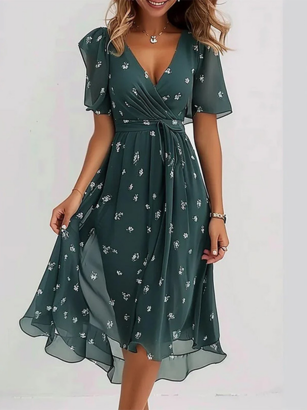 | Summer Dress with Belly Cover