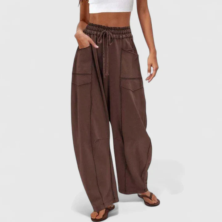 MADELINE – RELAXED UTILITY WIDE-LEG PANTS