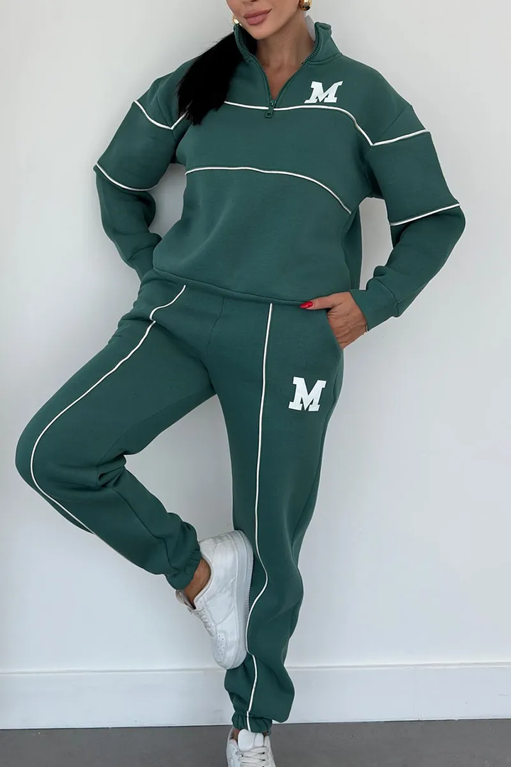 DESIREE – SPORTY ZIP LOUNGE SET