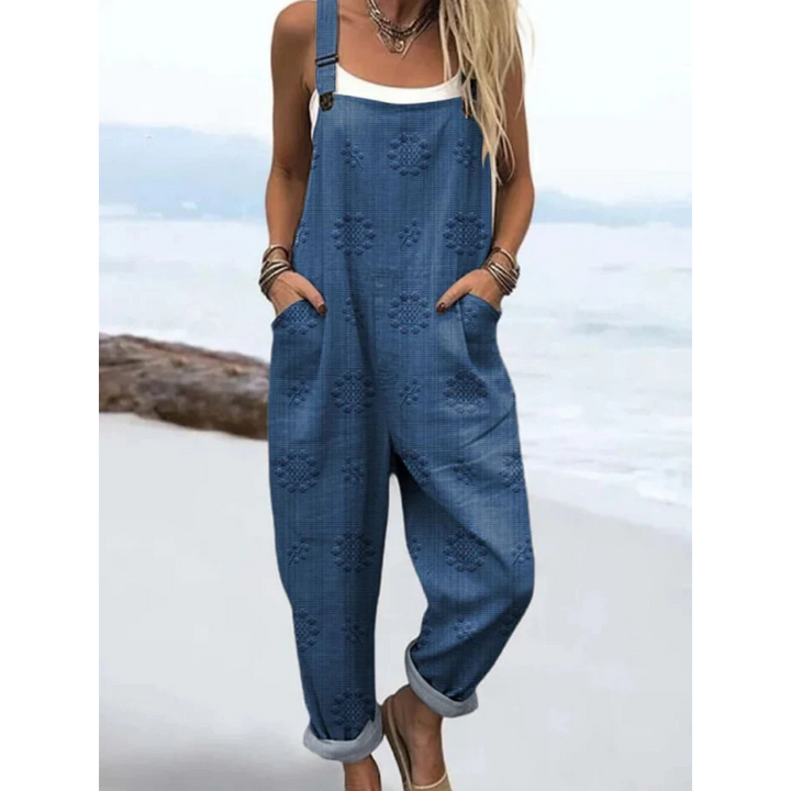 Daphne - Comfortable Printed Overalls