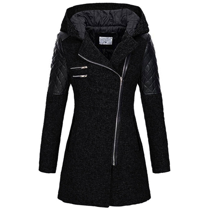 Zoë™ – Stylish Slant-Zip Winter Jacket