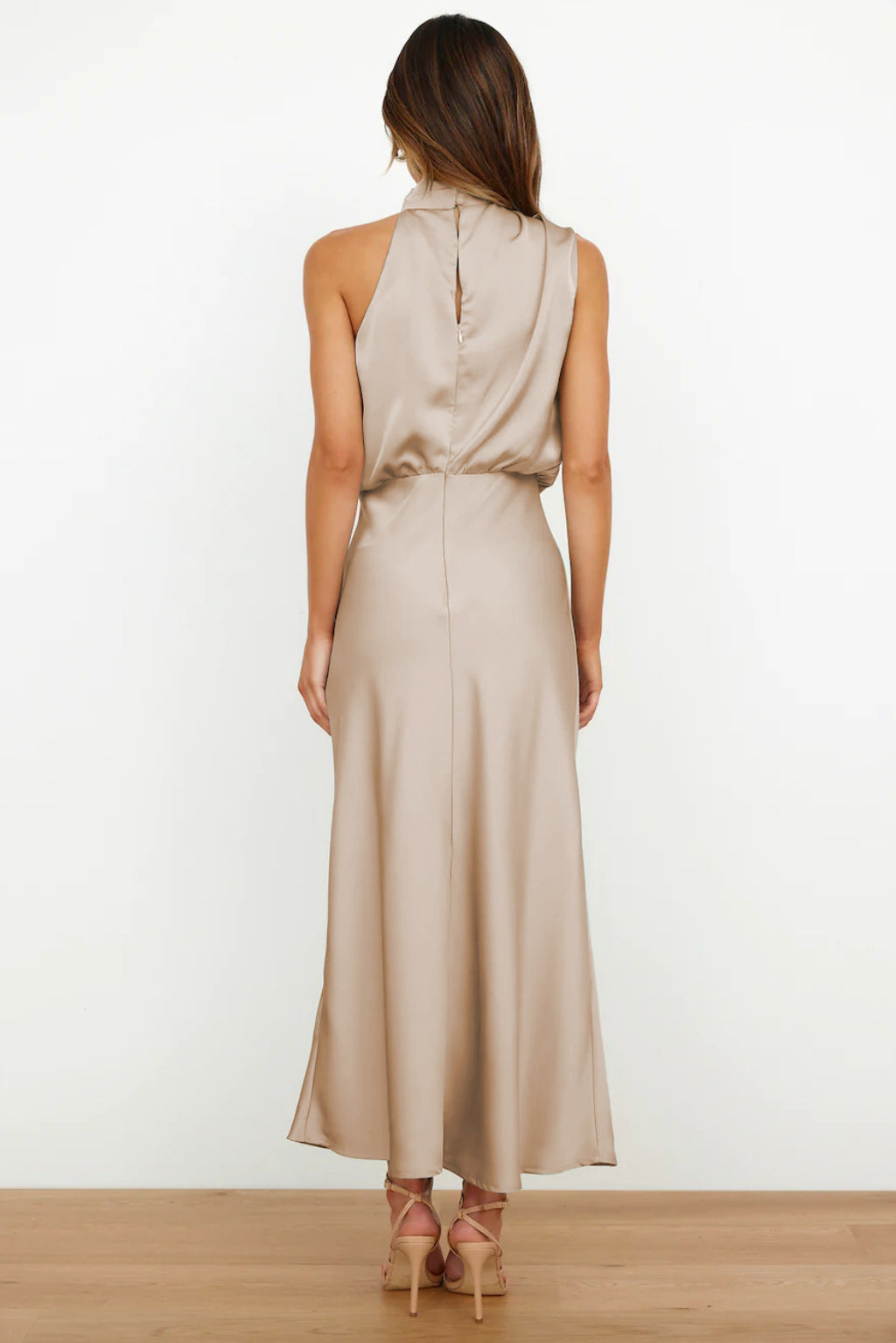 MADDIE – ELEGANT DRAPE NECK DRESS