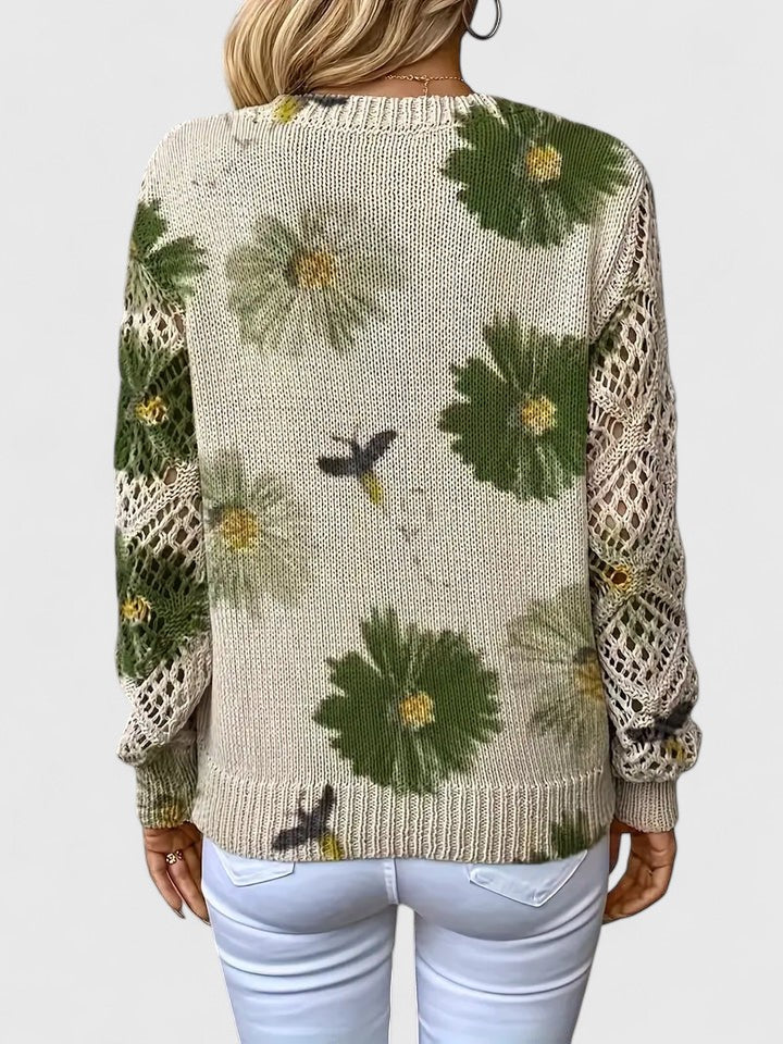 CHARLIE – BLOOMING CHARM KNIT SWEATER