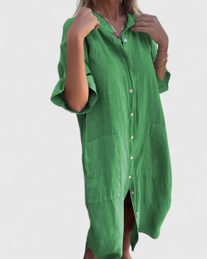 CHLOE – EASY BREEZE SHIRT DRESS