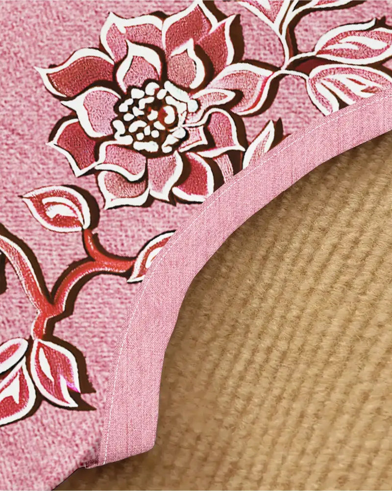 ARIEL – SLEEVELESS FLORAL BUTTON DRESS