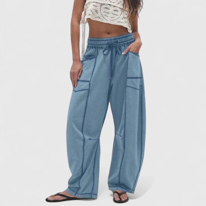 MADELINE – RELAXED UTILITY WIDE-LEG PANTS