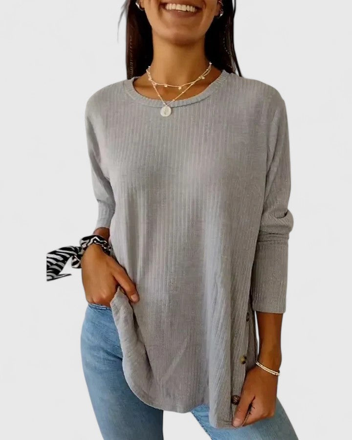 RILEY – BUTTON SIDE RELAXED TOP