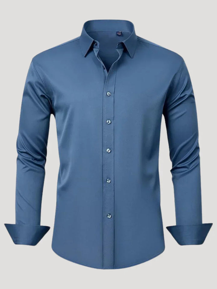 Bordon - Non-Iron Stretch Shirt With Button