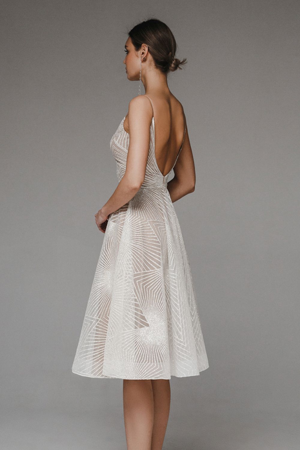 Thalassa - Sparkly Floor Length Party Dress