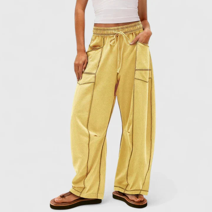 MADELINE – RELAXED UTILITY WIDE-LEG PANTS