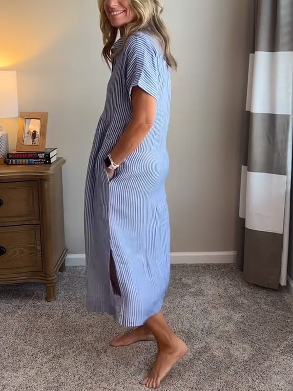 CELINE – RELAXED BUTTON-DOWN SHIRT DRESS