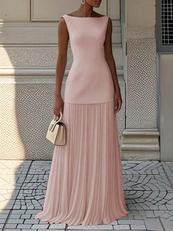 JULIET – TIMELESS ELEGANCE SLEEVELESS MAXI DRESS
