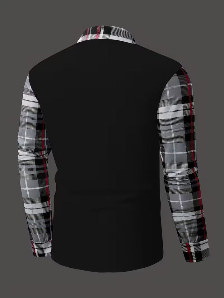 Yiannis - Long Sleeve Shirt with Chest Patch
