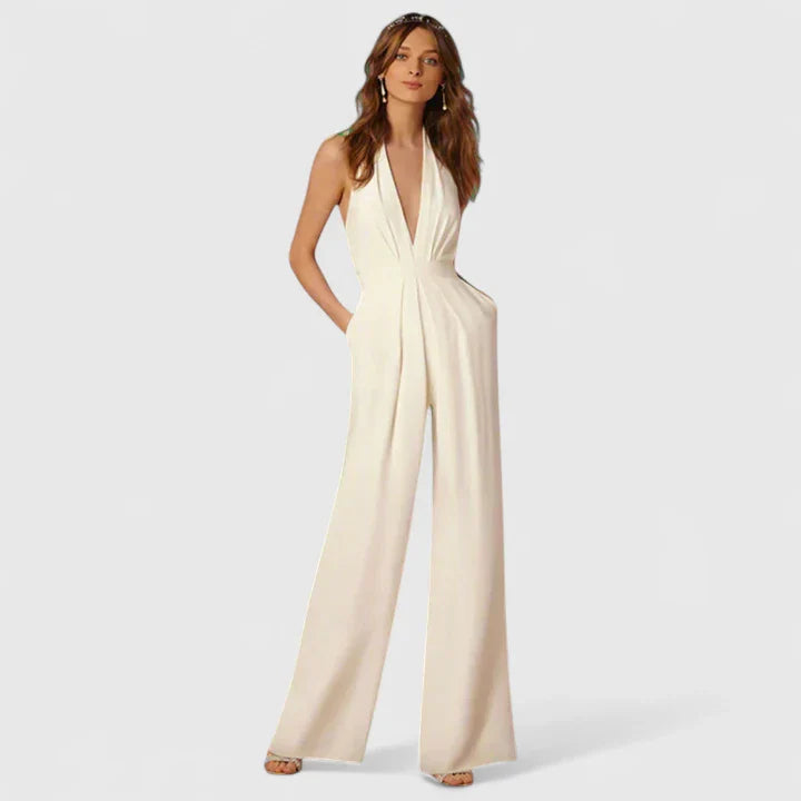 AVA – ELEGANT HALTER JUMPSUIT