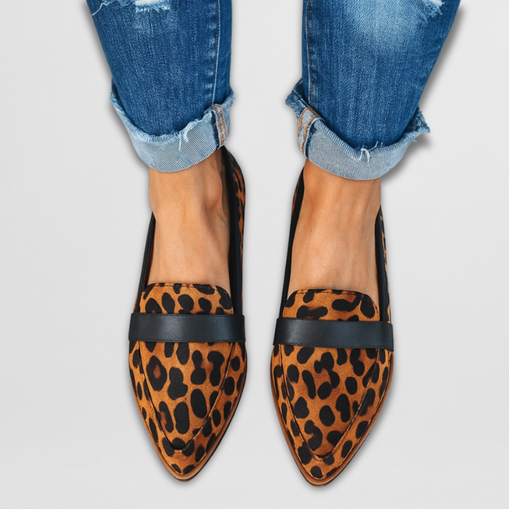 LAYLA - POINTED-TOE PENNY LOAFER