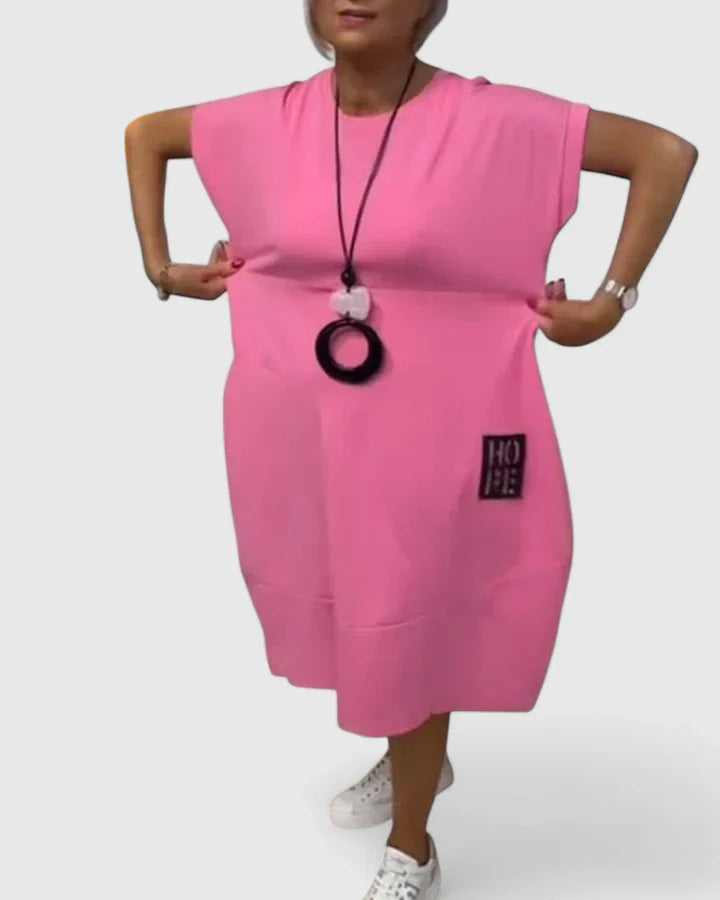 AUBREY – RELAXED HOPE TUNIC DRESS