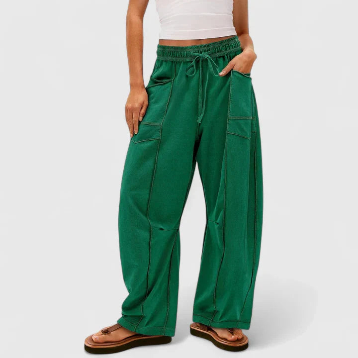 MADELINE – RELAXED UTILITY WIDE-LEG PANTS