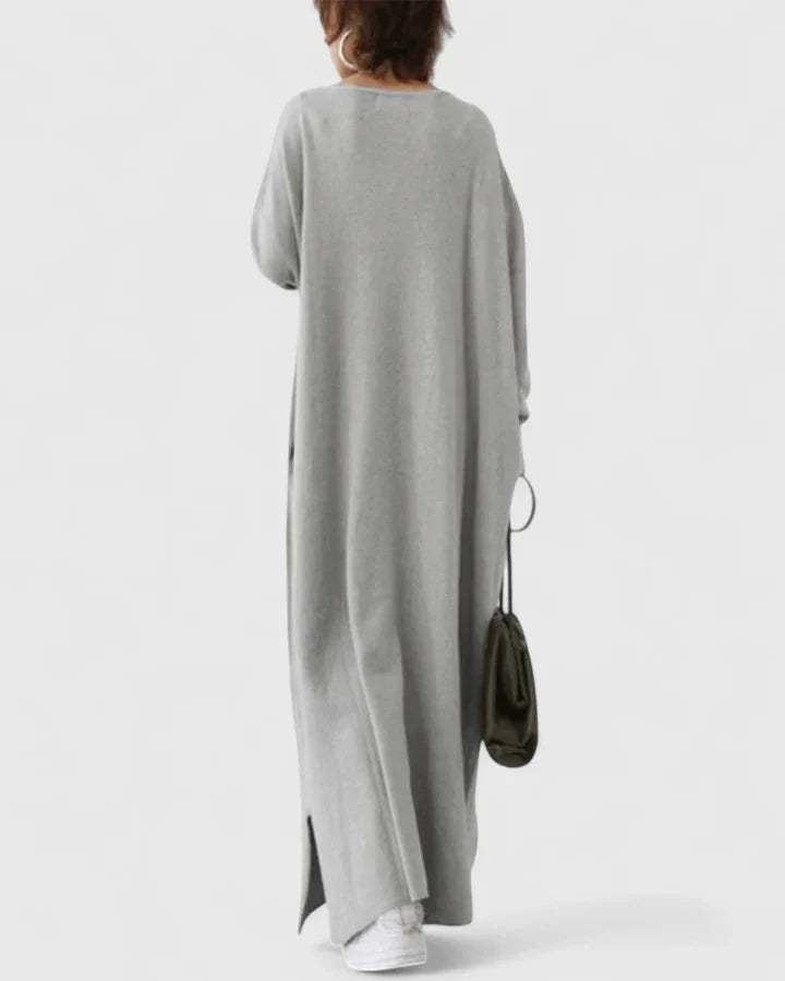 MARY – RELAXED MAXI SWEATER DRESS