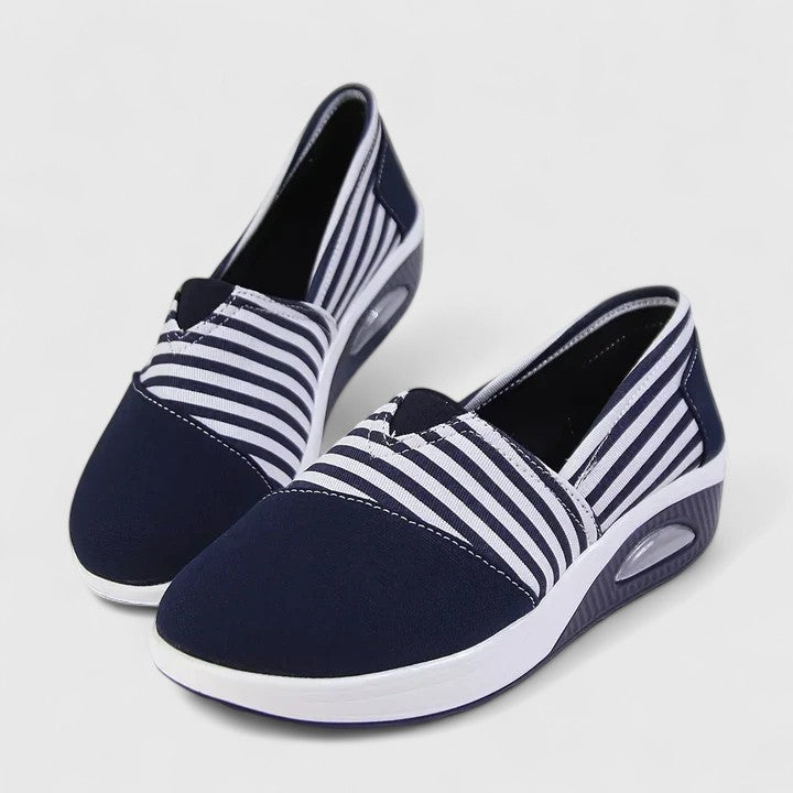JEAN – STRIPED SLIP-ON SNEAKERS