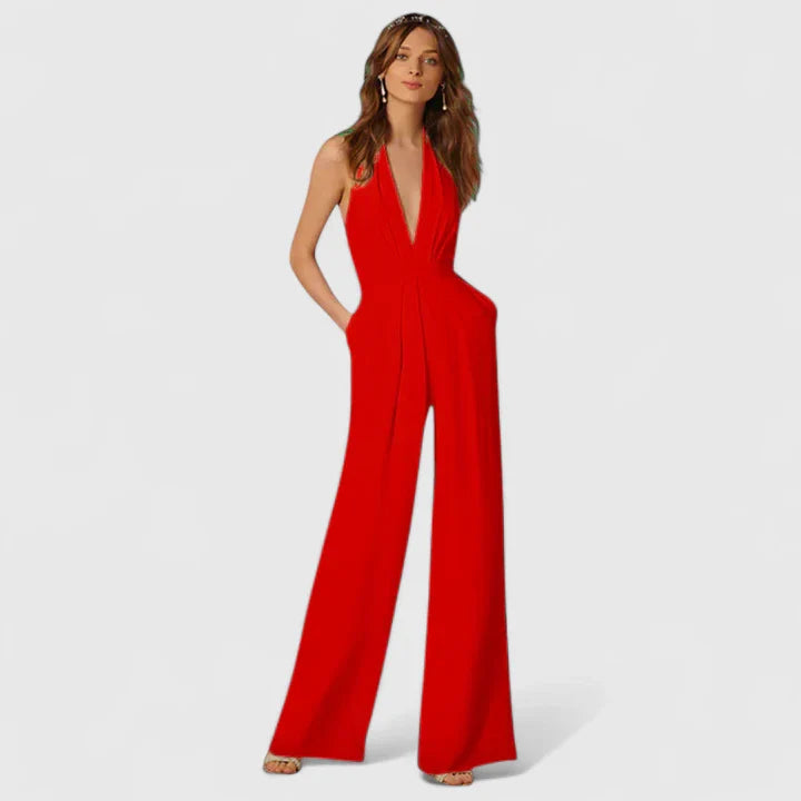 AVA – ELEGANT HALTER JUMPSUIT